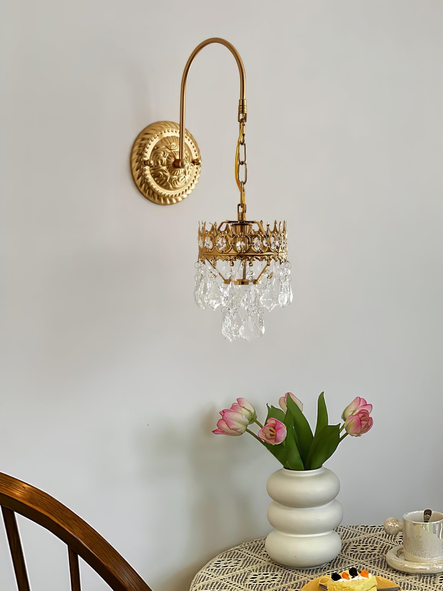 WOW Crystal Crown Sconce