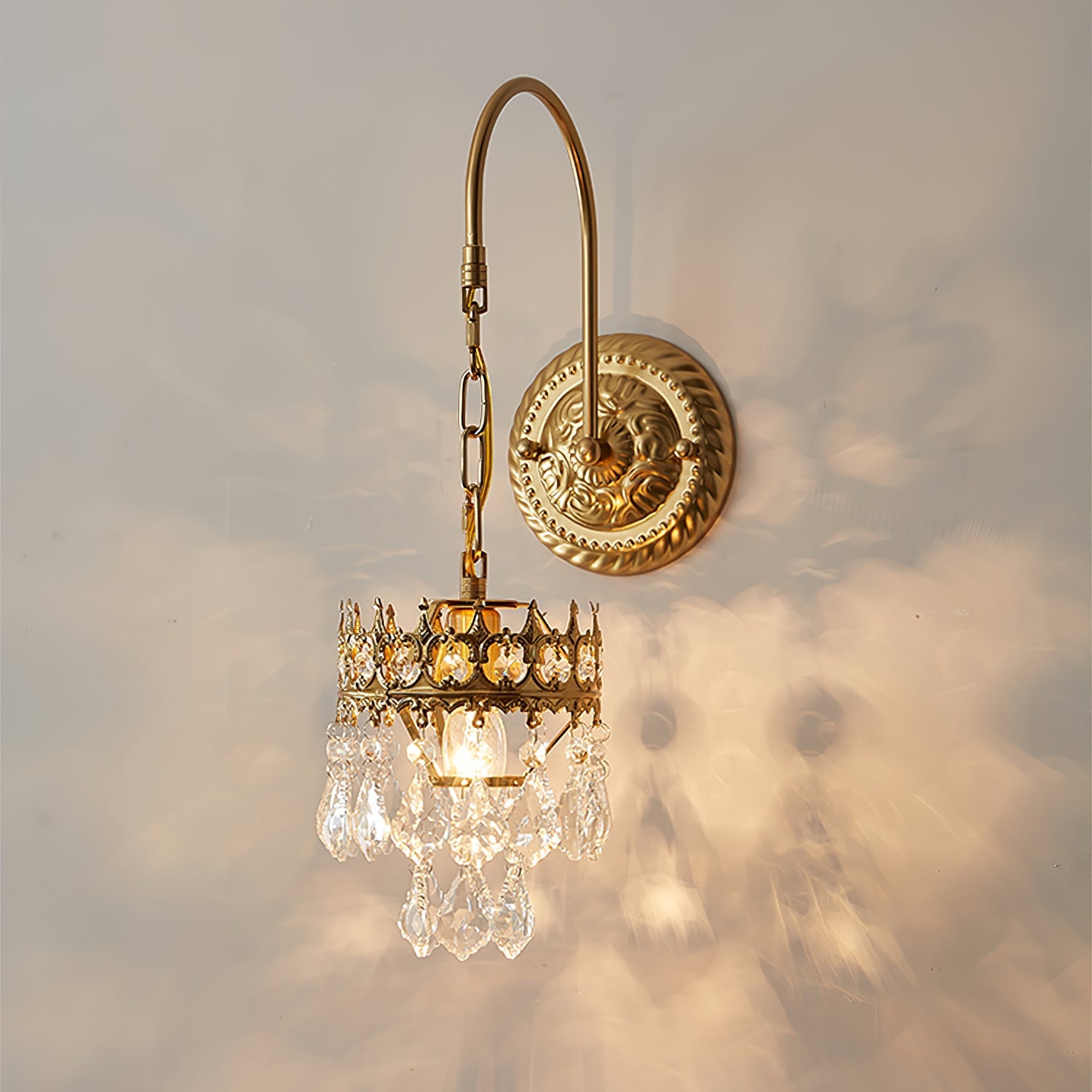 WOW Crystal Crown Sconce