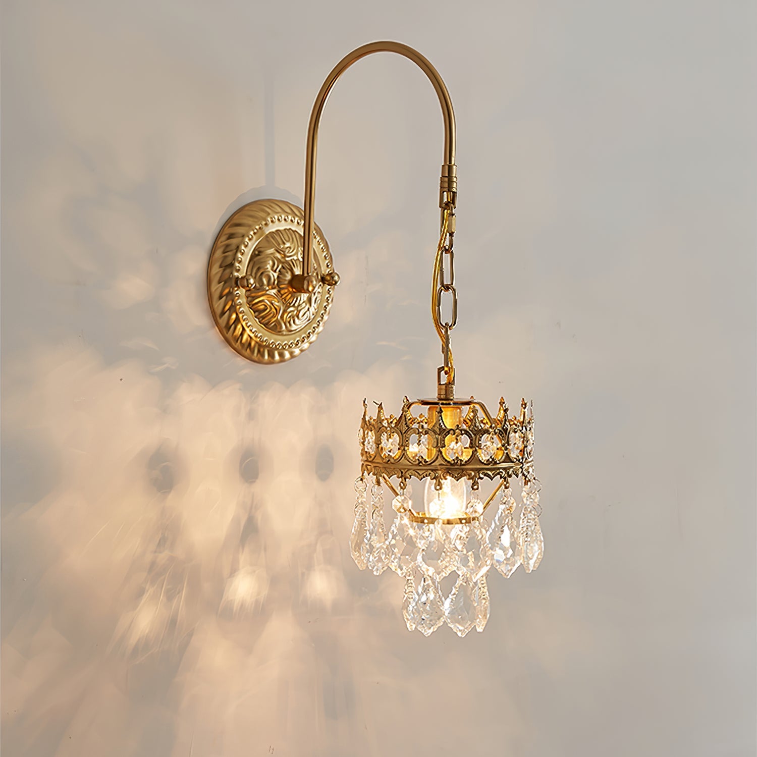 WOW Crystal Crown Sconce