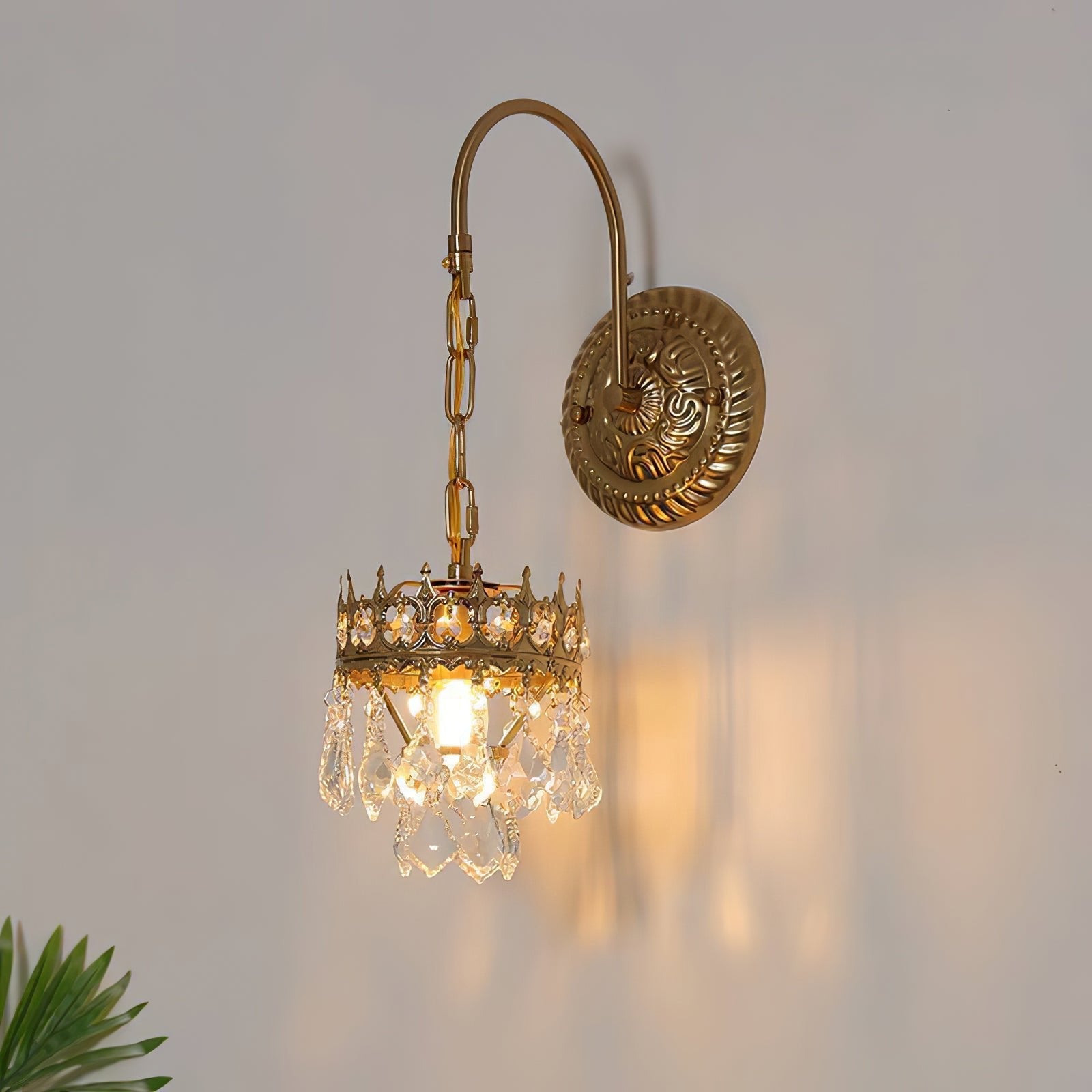 WOW Crystal Crown Sconce