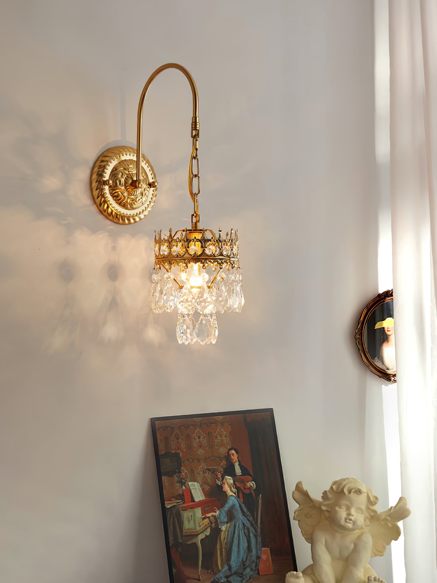 WOW Crystal Crown Sconce