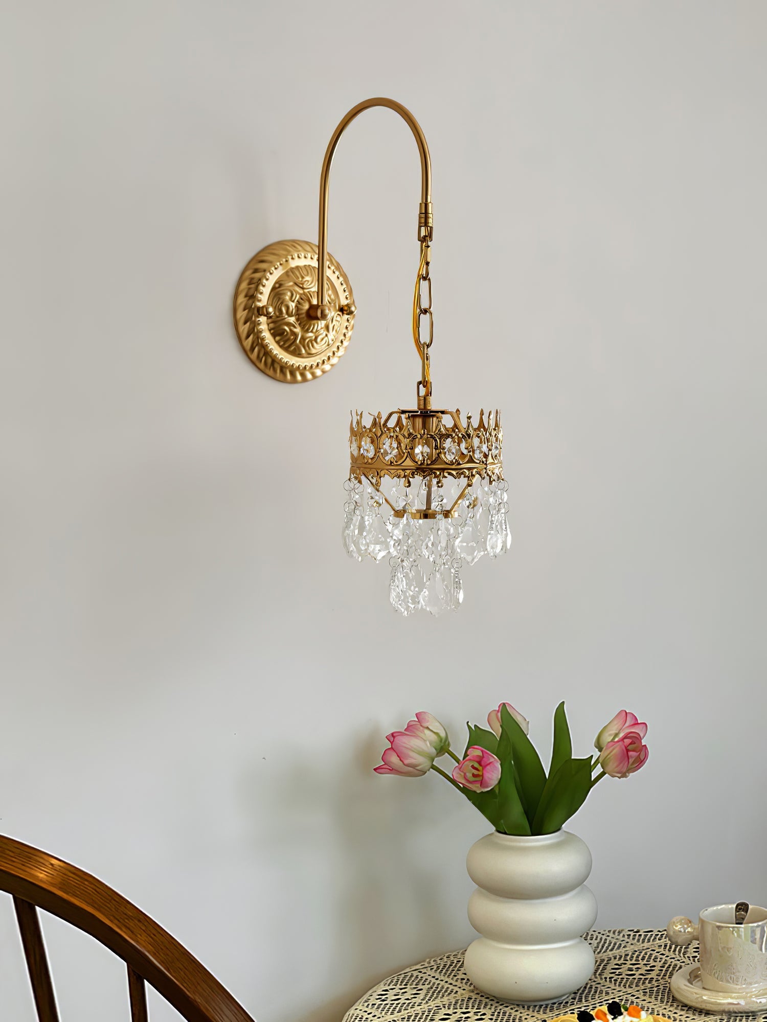 WOW Crystal Crown Sconce