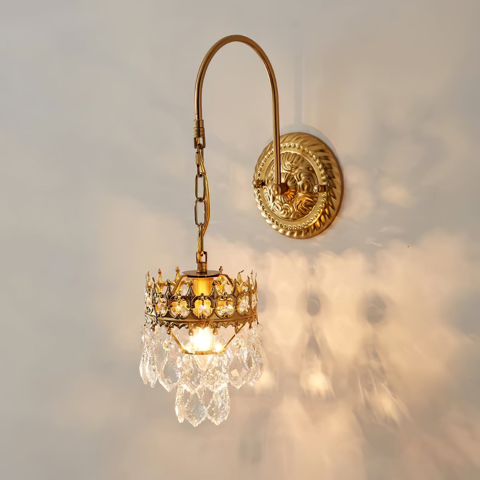 WOW Crystal Crown Sconce