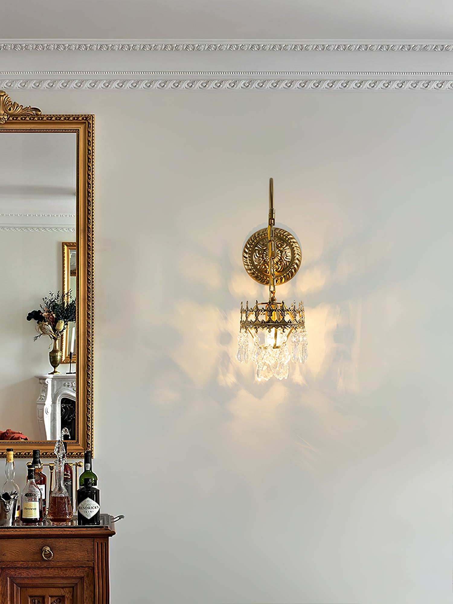 WOW Crystal Crown Sconce