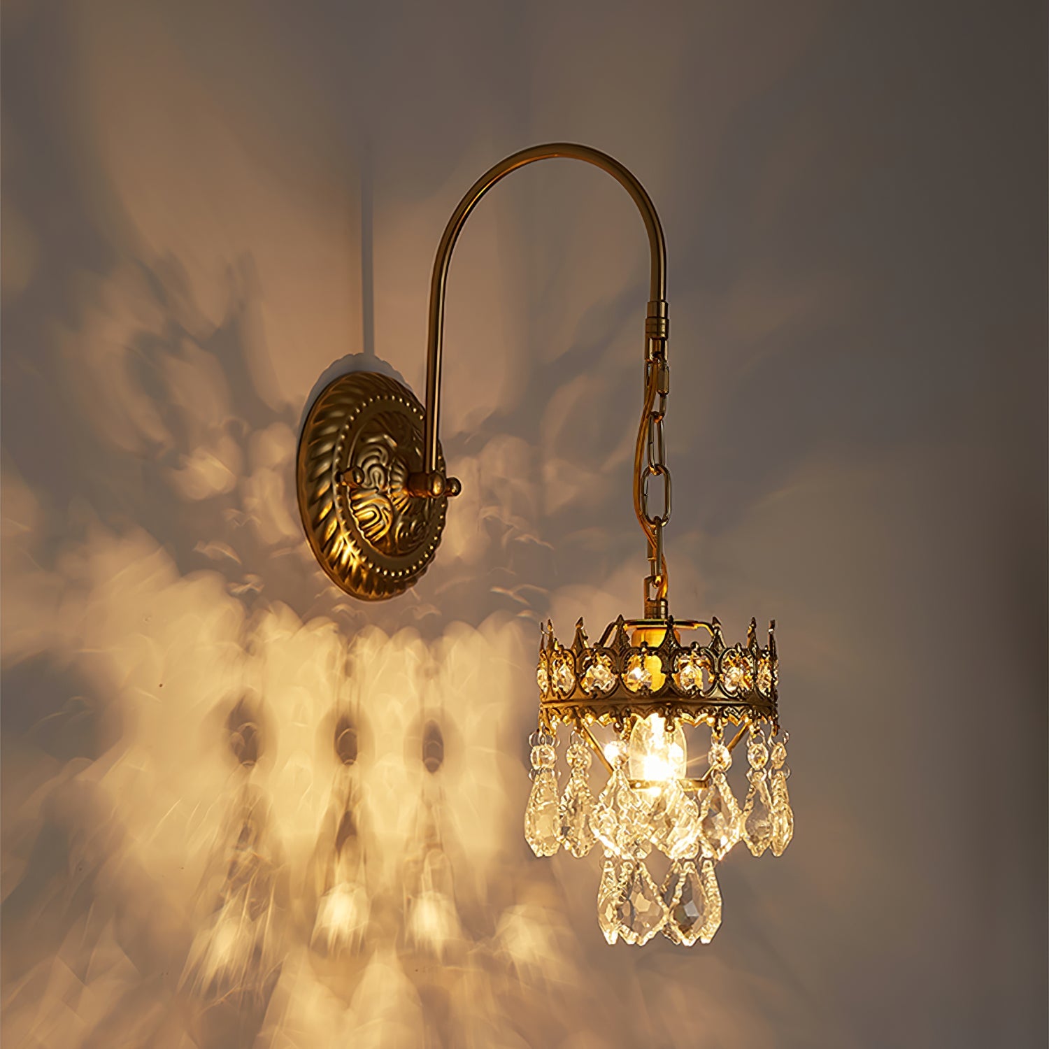 WOW Crystal Crown Sconce