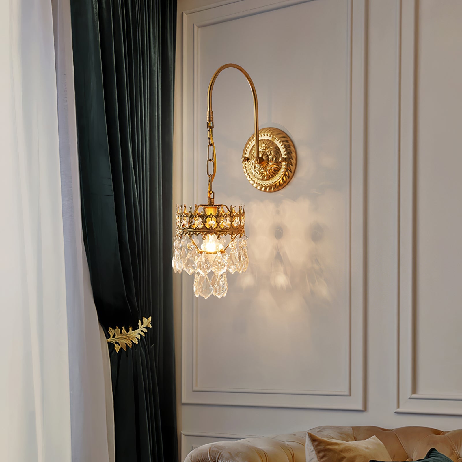 WOW Crystal Crown Sconce