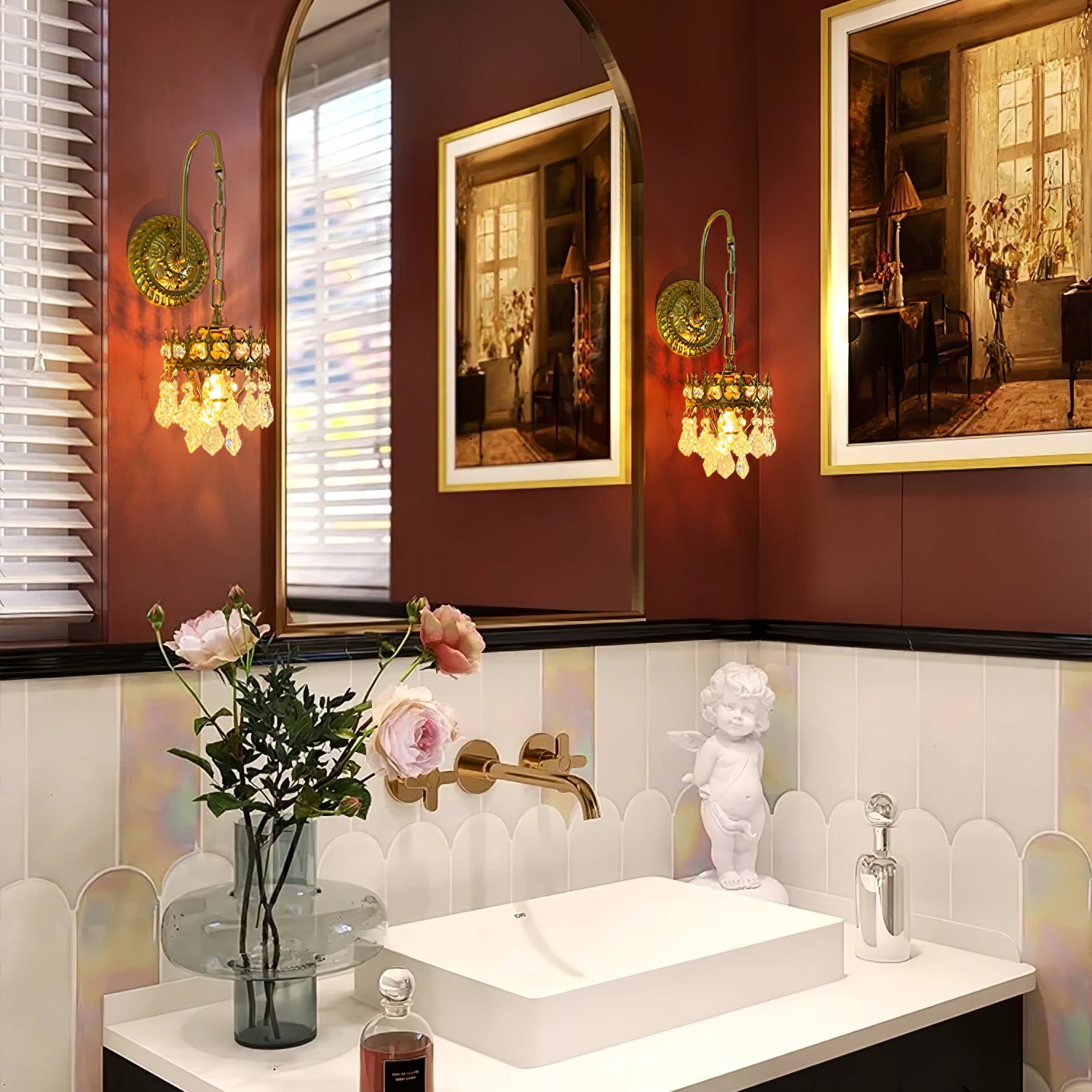WOW Crystal Crown Sconce