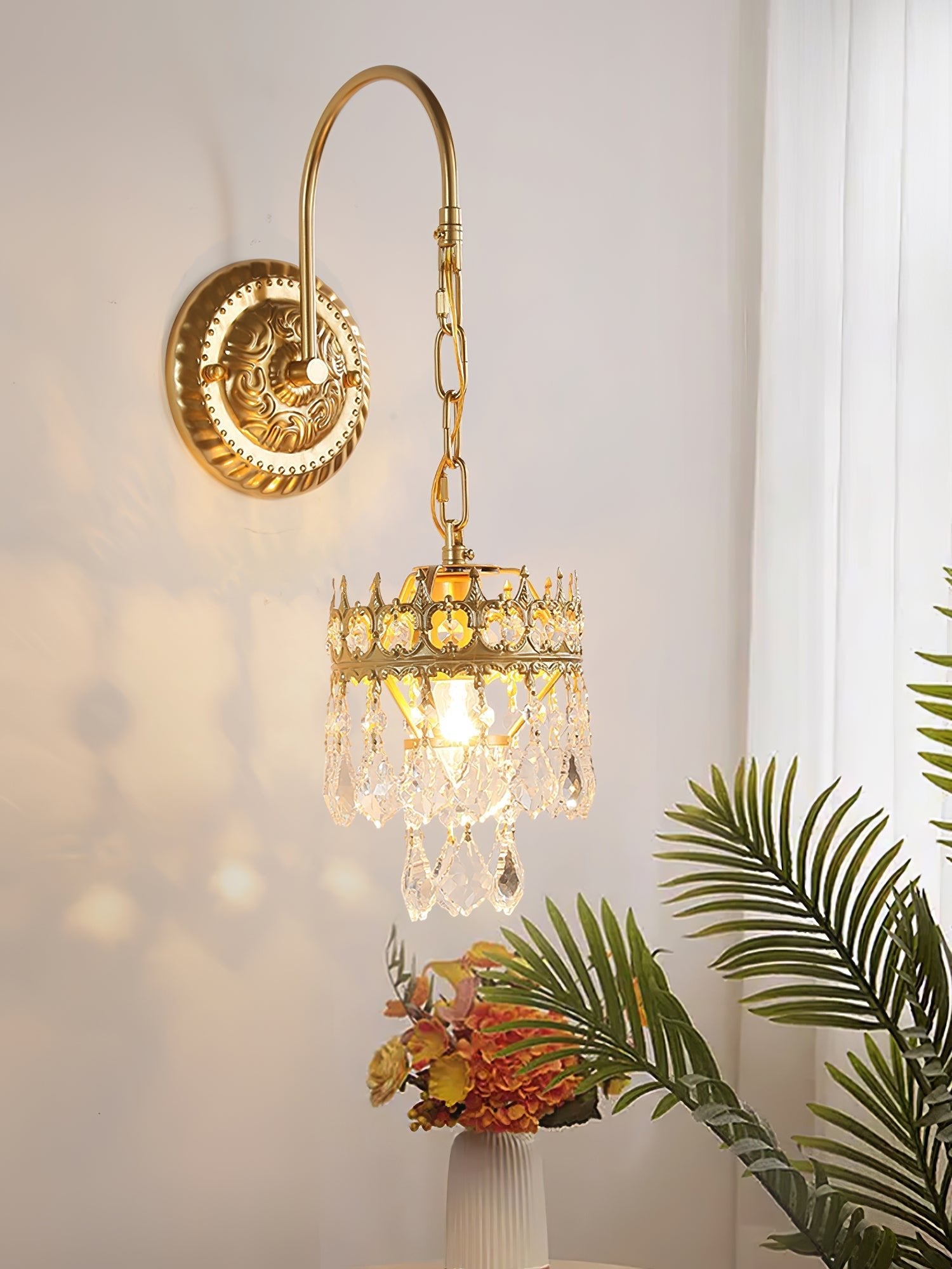 WOW Crystal Crown Sconce