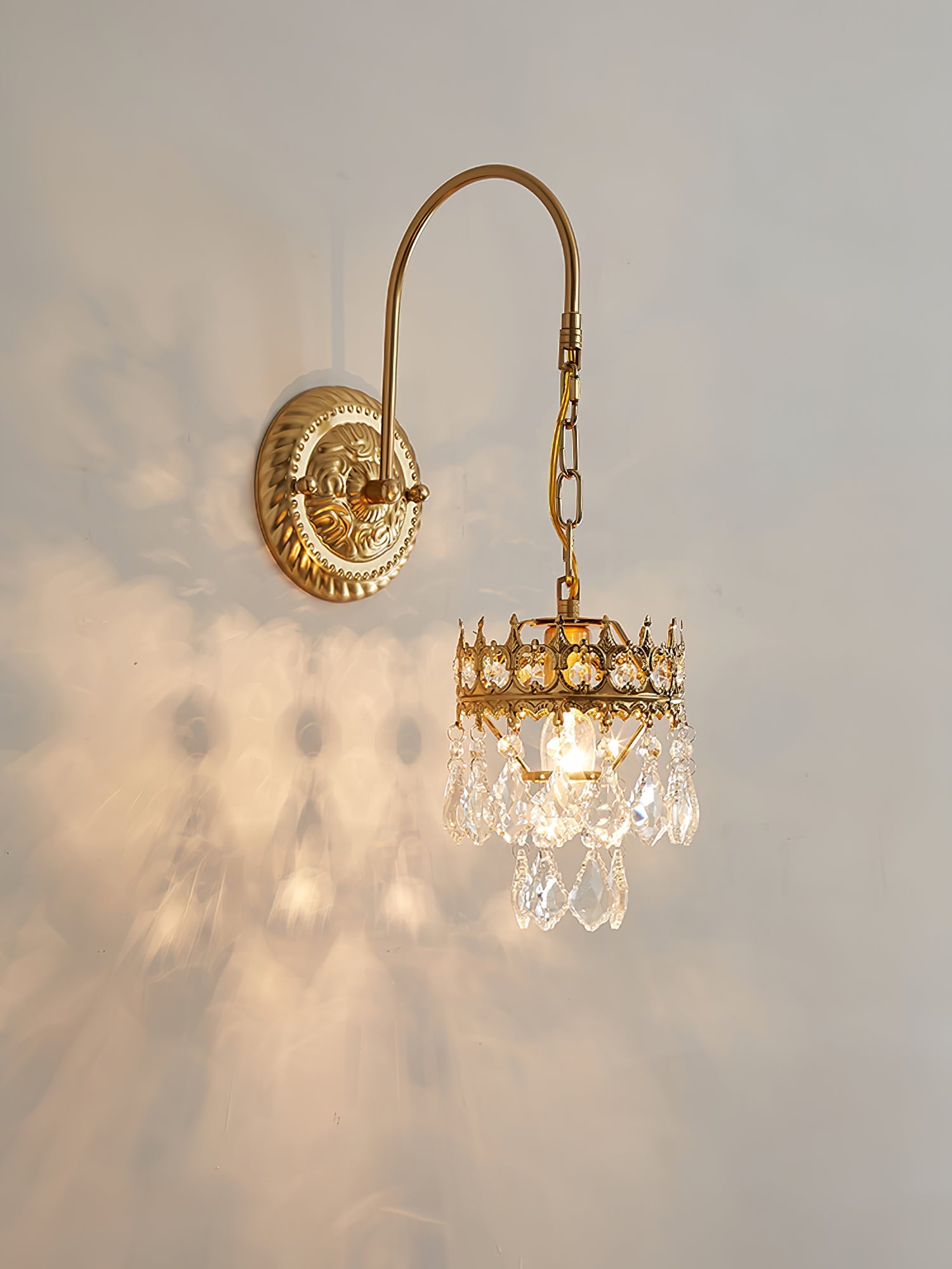 WOW Crystal Crown Sconce