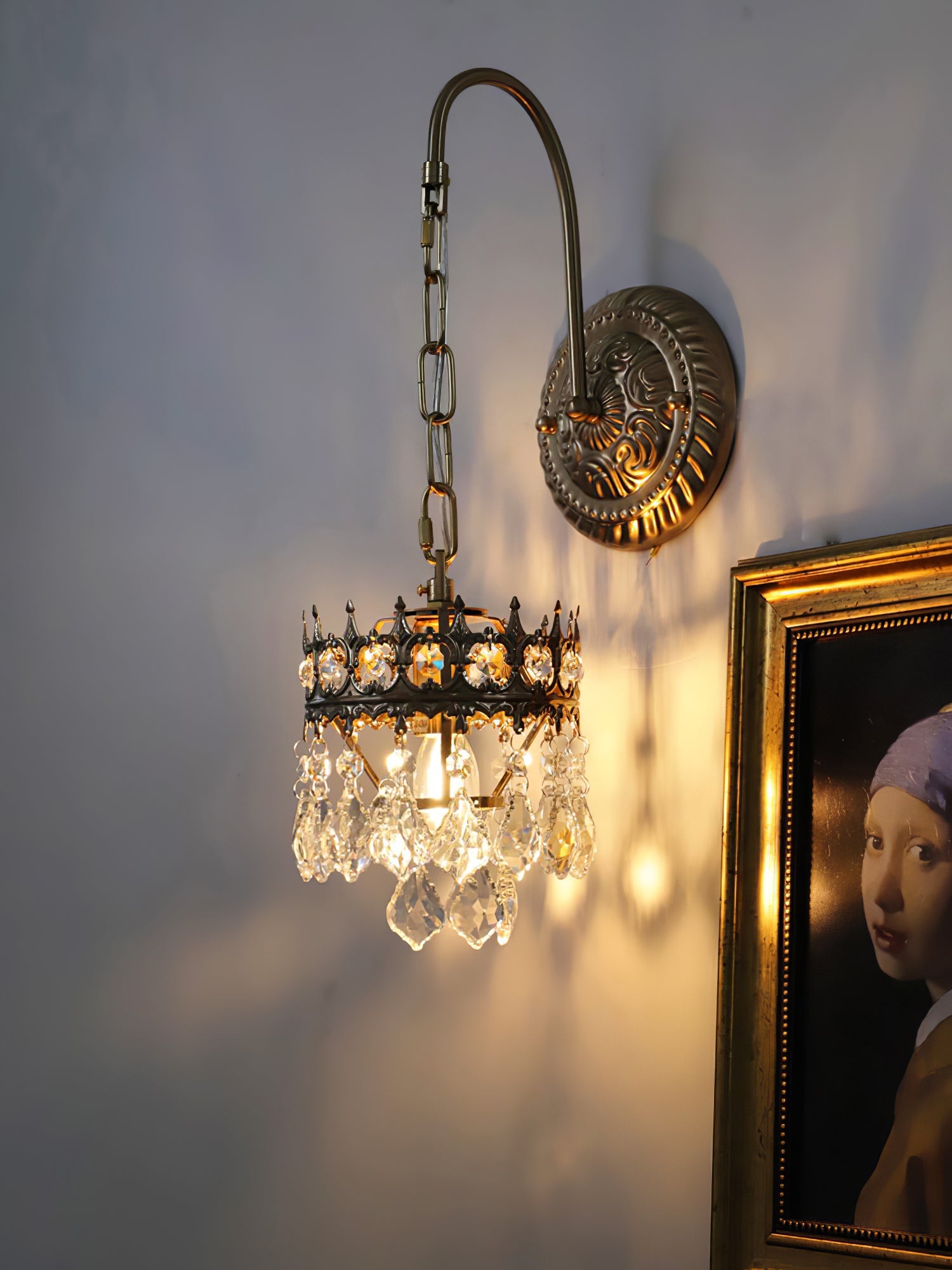 WOW Crystal Crown Sconce