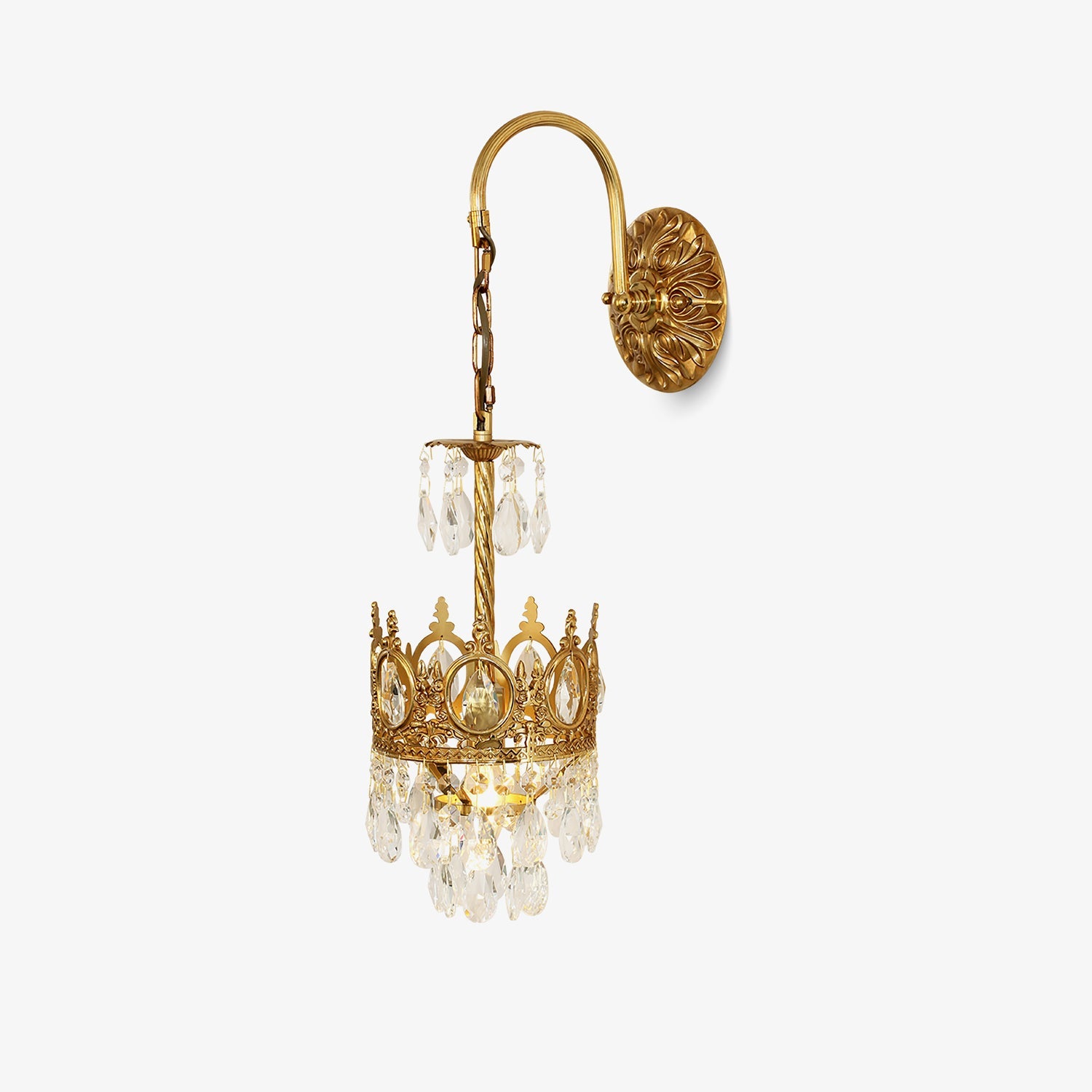 WOW Crystal Crown Wall Light