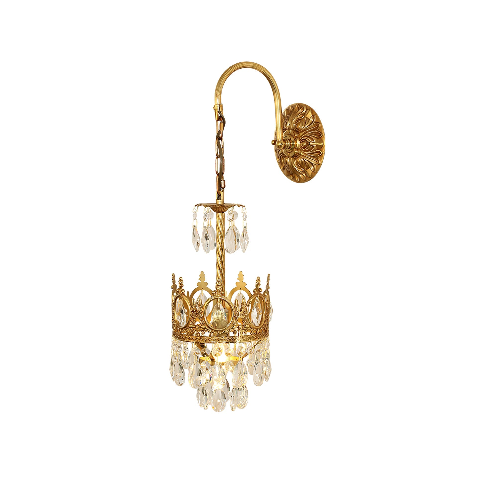 WOW Crystal Crown Wall Light