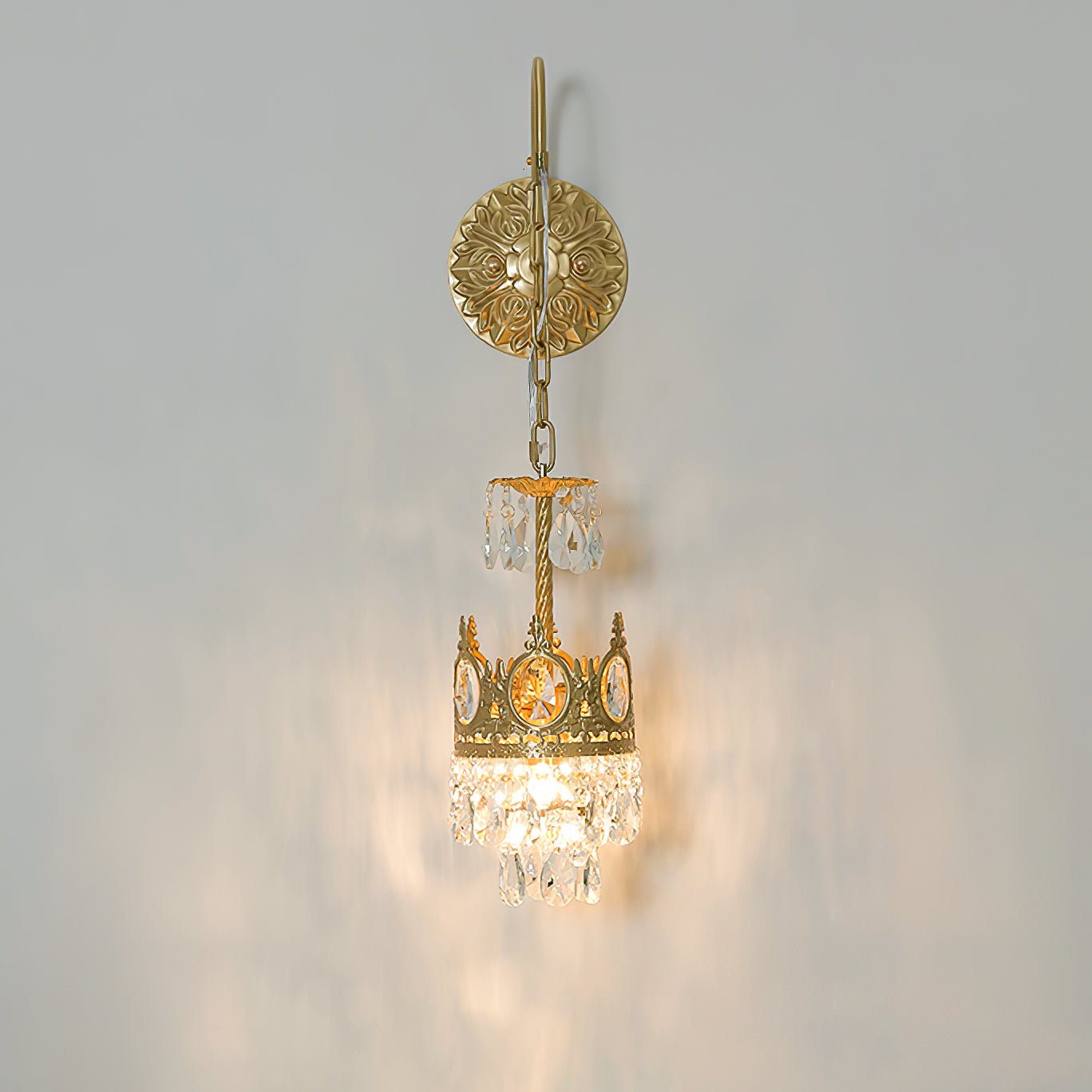 WOW Crystal Crown Wall Light