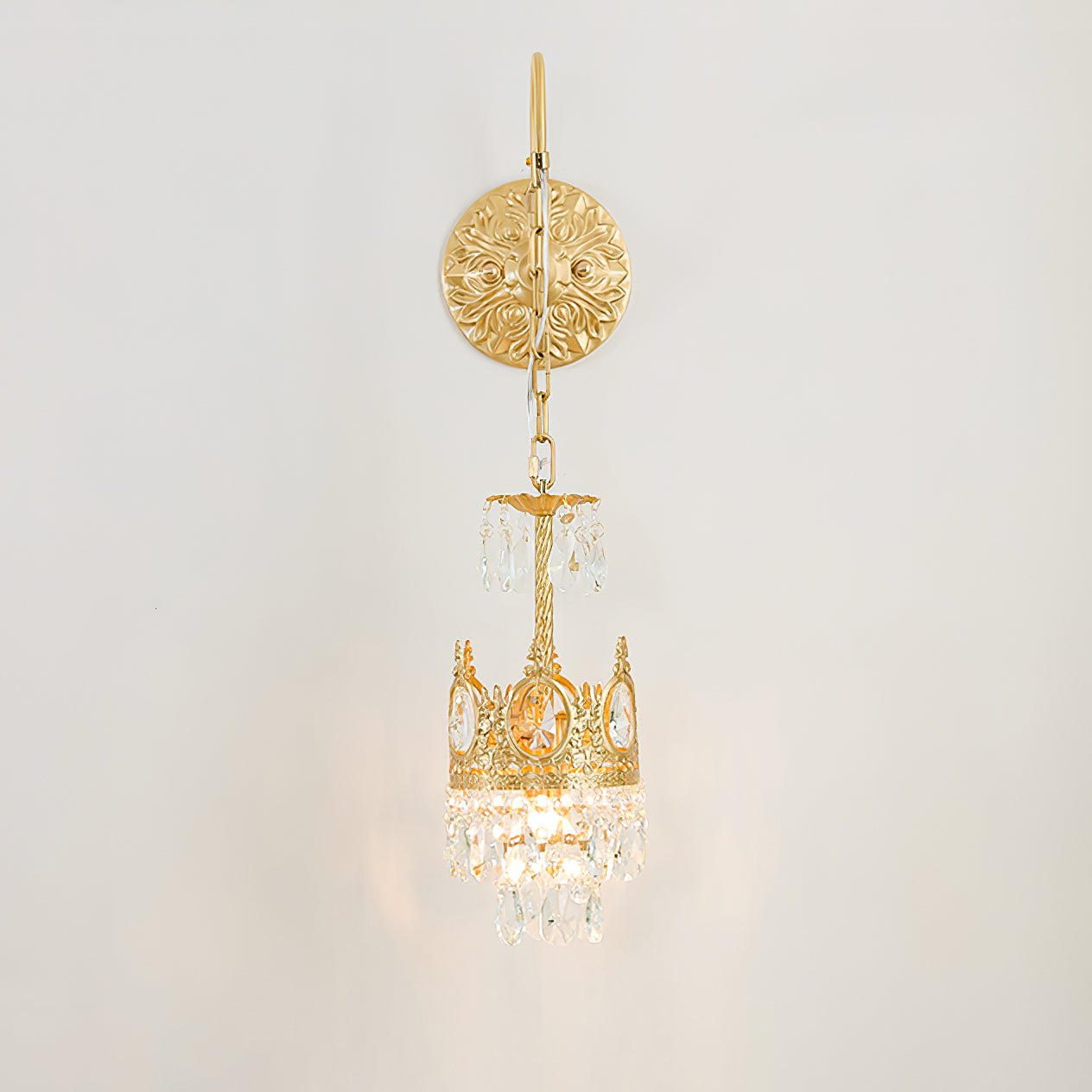 WOW Crystal Crown Wall Light