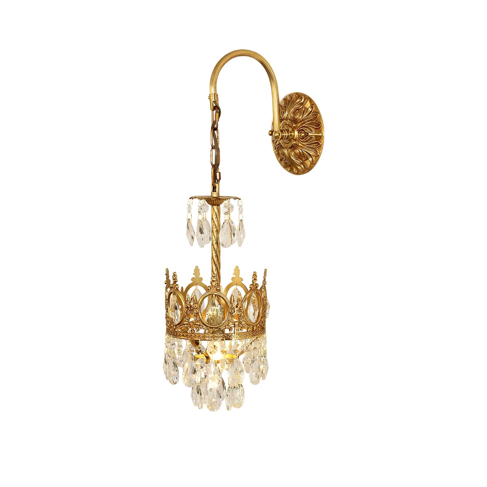 WOW Crystal Crown Wall Light