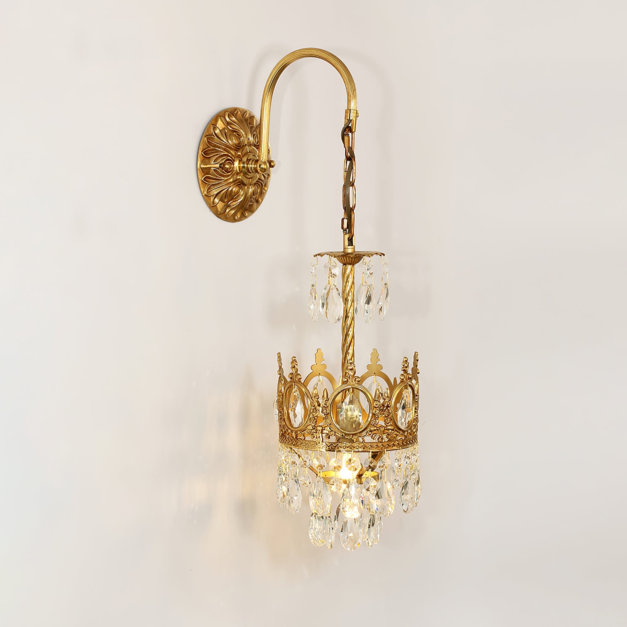 WOW Crystal Crown Wall Light