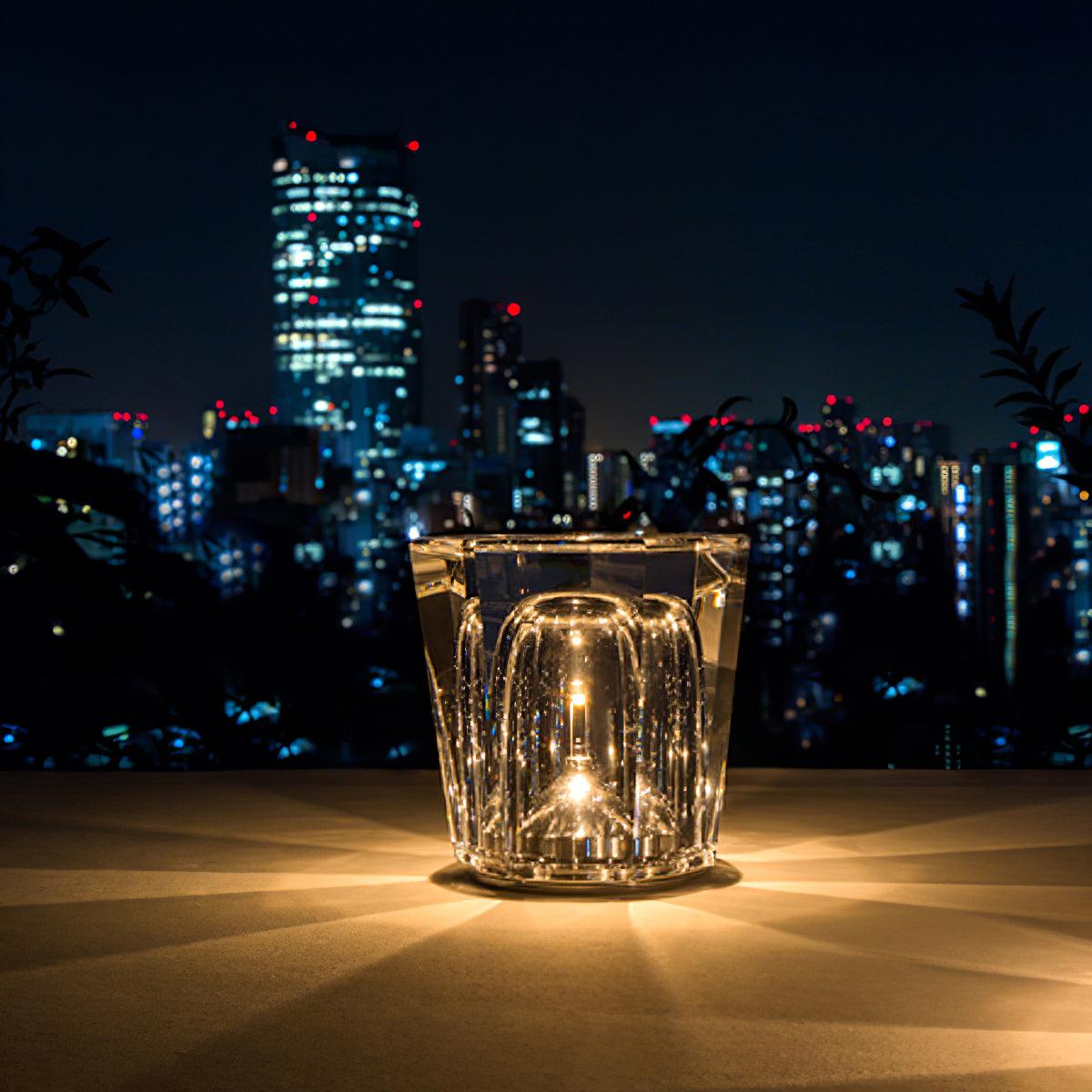 Crystal Diamond Table Lamp (built-in battery)