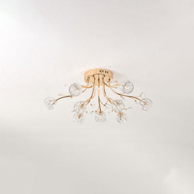 WOW Crystal Flower Ceiling Light