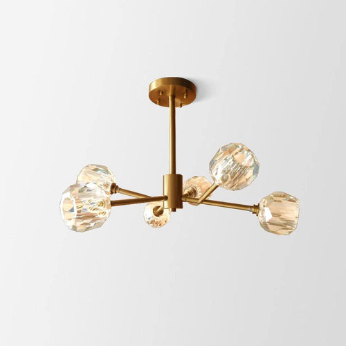 WOW Crystal Ball Round Cluster Chandelier