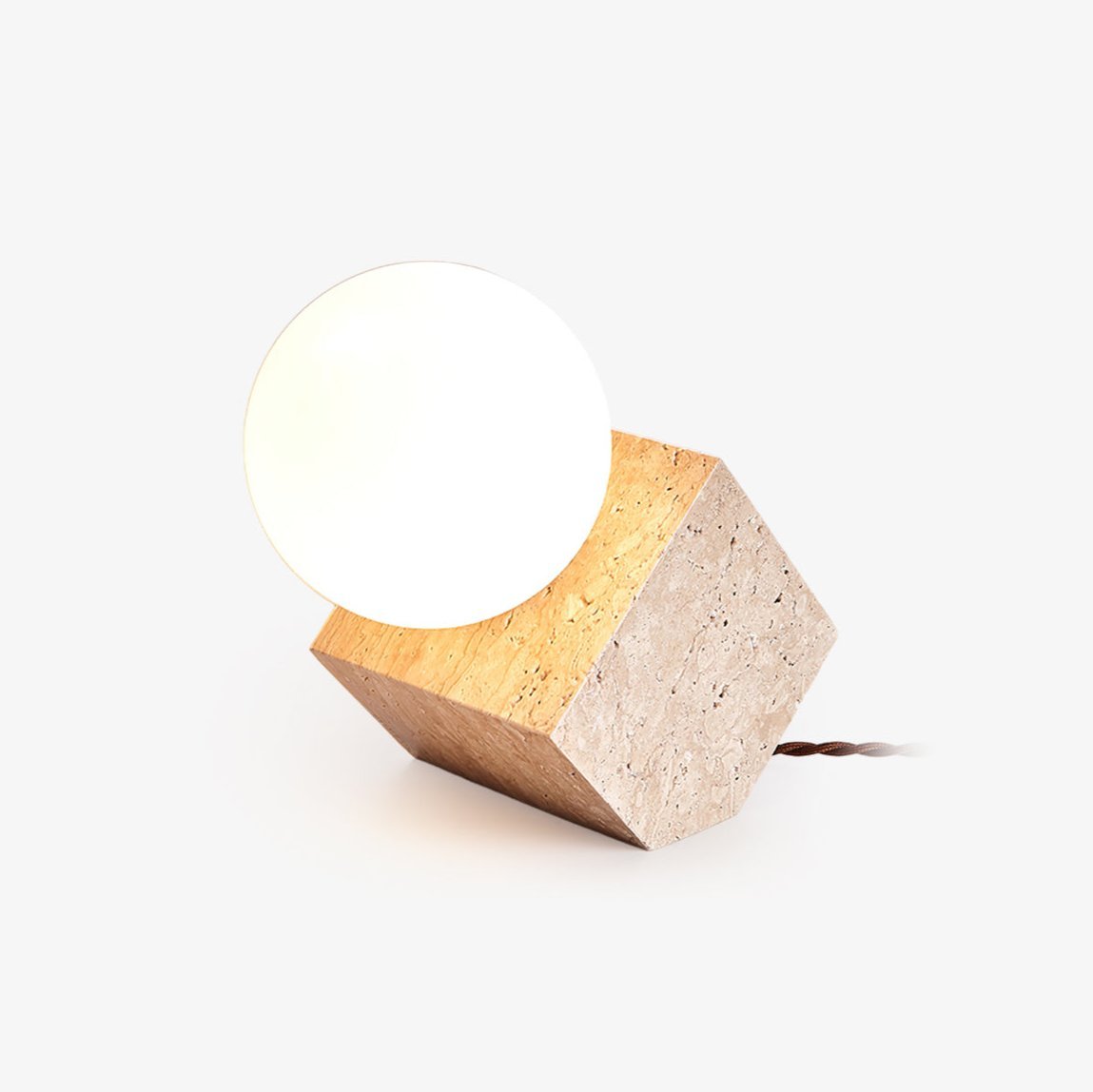 WOW Cube Stone Table Lamp