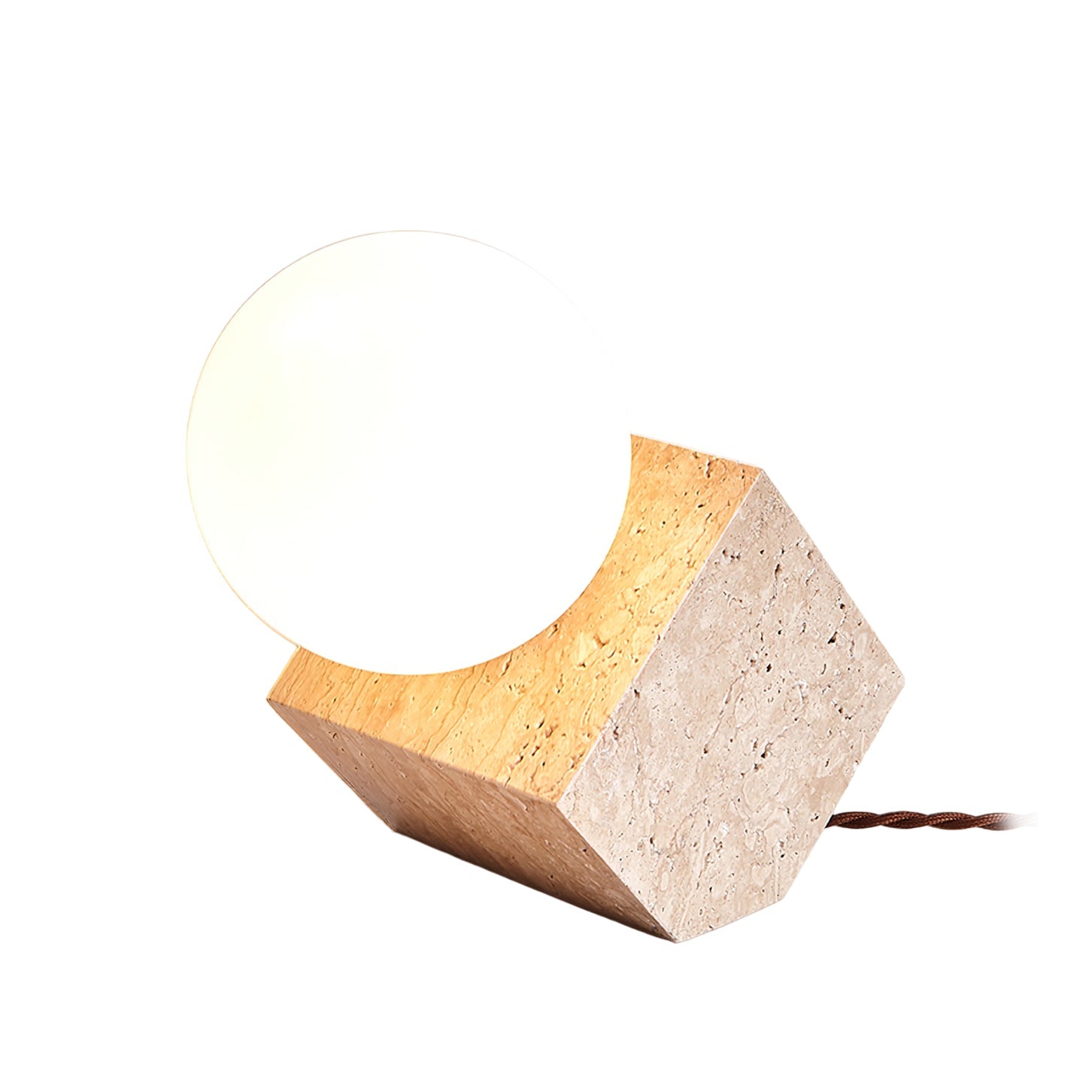 WOW Cube Stone Table Lamp