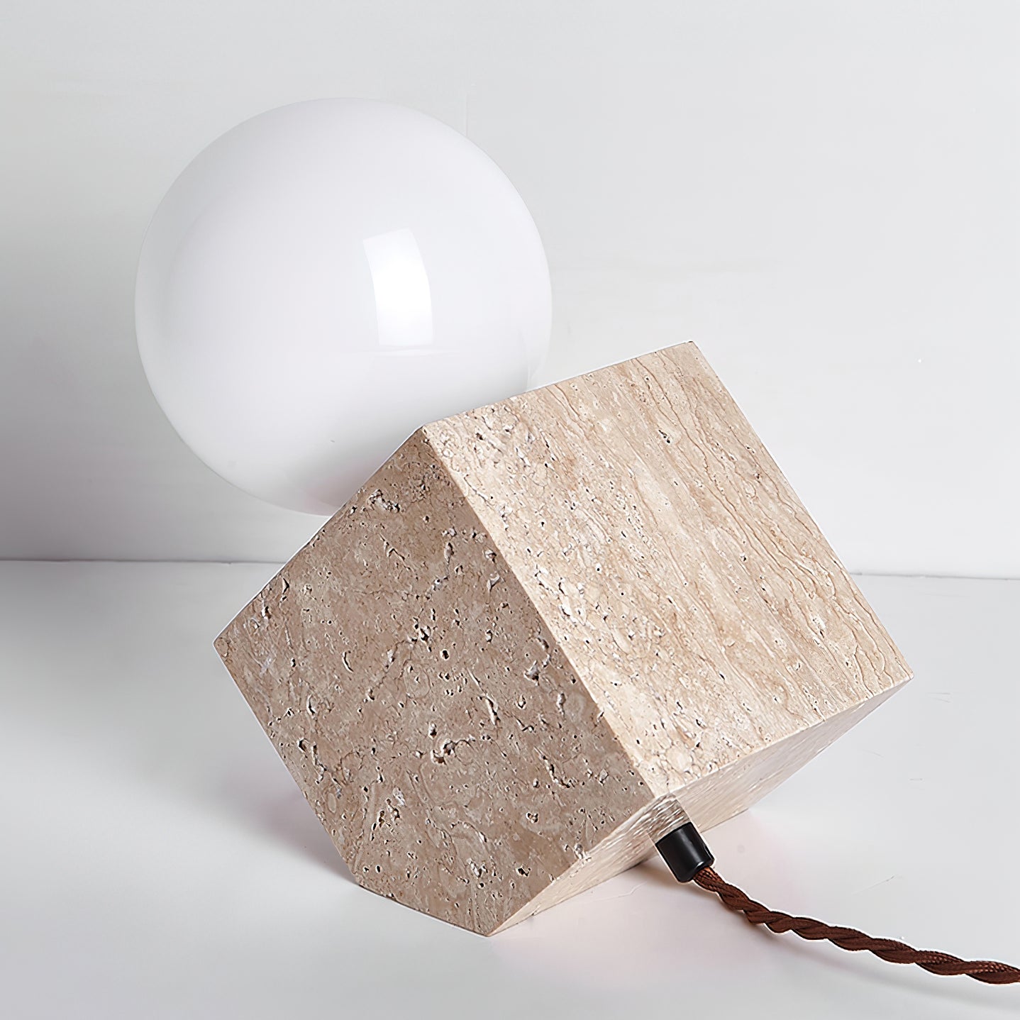 WOW Cube Stone Table Lamp