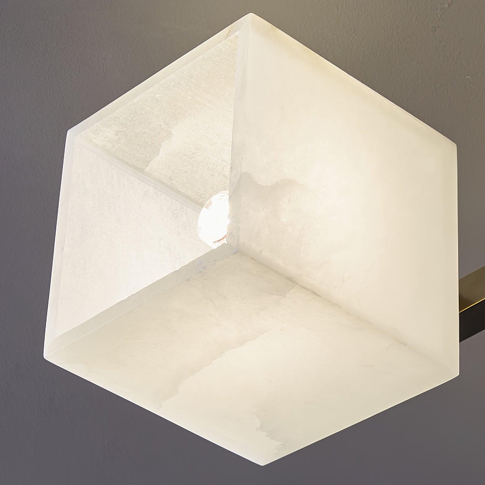 WOW Cubist Alabaster Cluster Ceiling Lamp