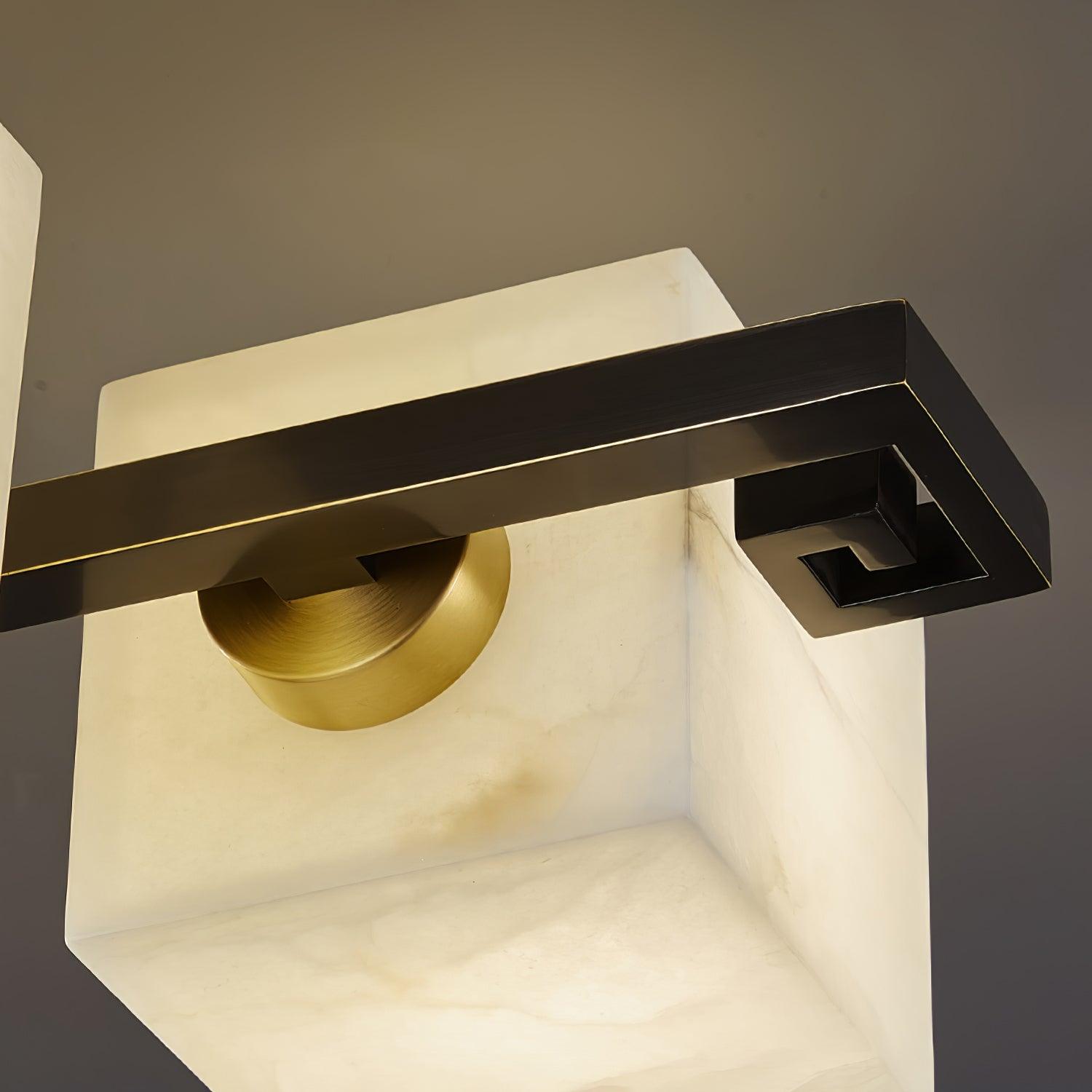 WOW Cubist Alabaster Cluster Ceiling Lamp