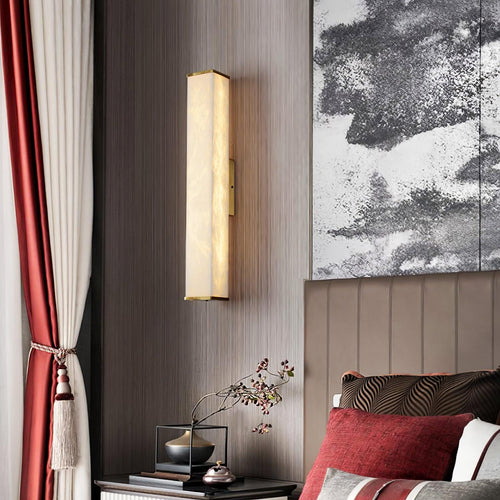 WOW Cuboid Alabaster Wall Light