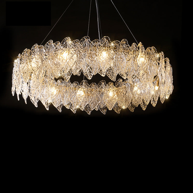 WOW Leaf Glass Chandelier-wow2374