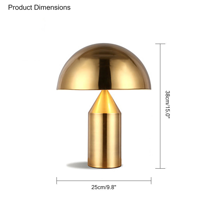 WOW Dome Metal Mushroom Table Lamp-wow8002