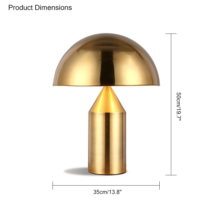 WOW Dome Metal Mushroom Table Lamp-wow8002