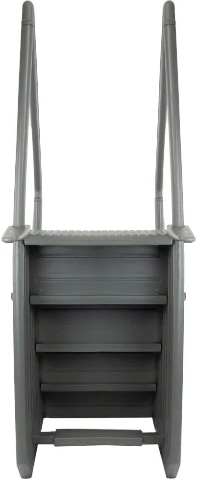 Select Anti-Slip in-Pool Steps | Gray | for Above Ground Swimming Pools | Can Mount to Decks 48