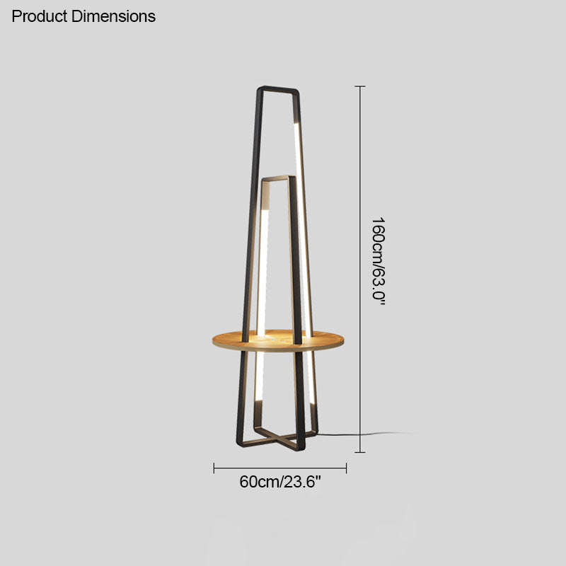 WOW Tower Floor Lamp with Shelf-wow7048