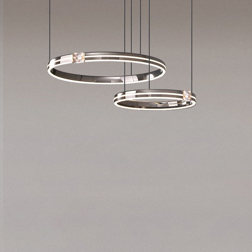 WOW Black Led Ring Chandelier-wow2365