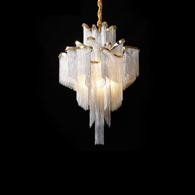 WOW Fringe Tiered Chandelier-WOW2079