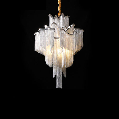 WOW Fringe Tiered Chandelier-WOW2079