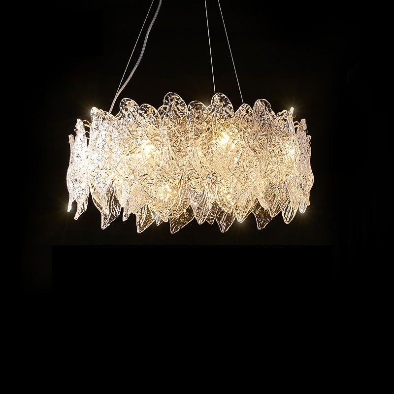 WOW Leaf Glass Chandelier-wow2374