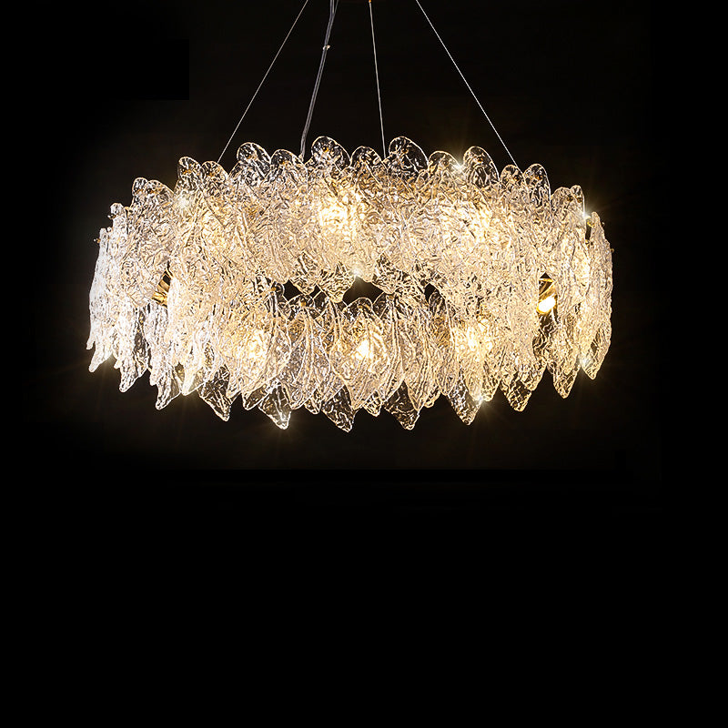 WOW Leaf Glass Chandelier-wow2374