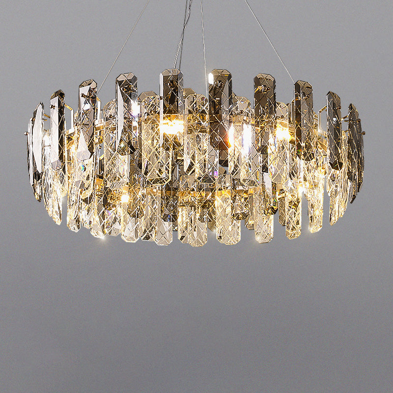 WOW Smoked Crystal Round Chandelier-wow2363