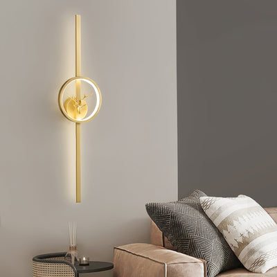WOW Deer Brass Wall Lamp