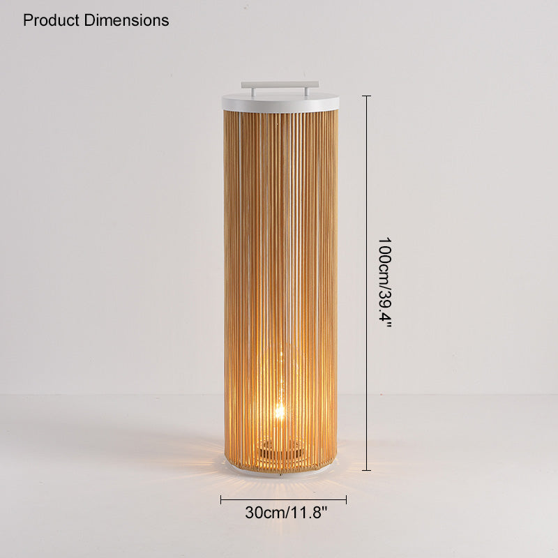 WOW Outdoor Solar Portable Wicker Lantern-wow9020