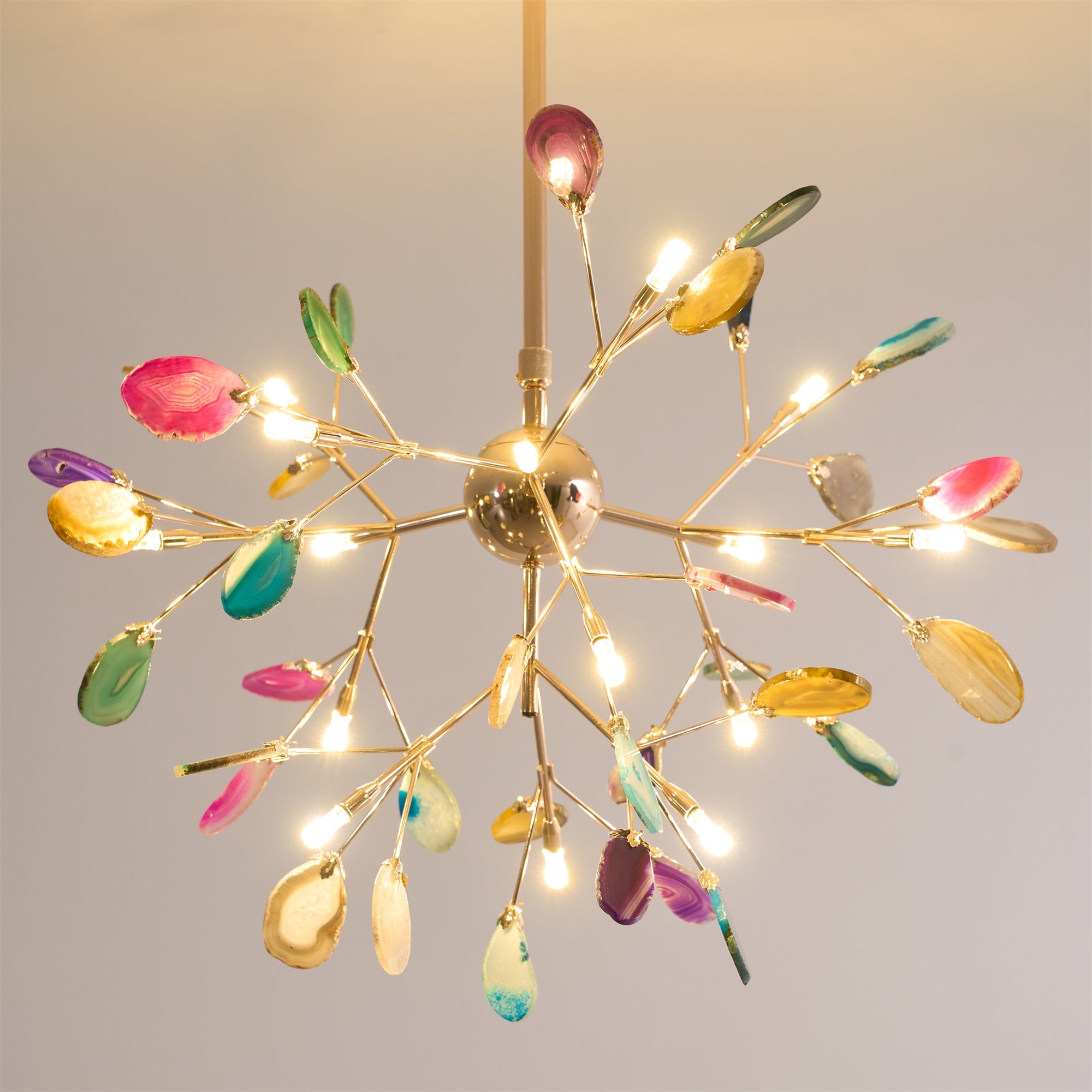 WOW Agate Flake Chandelier