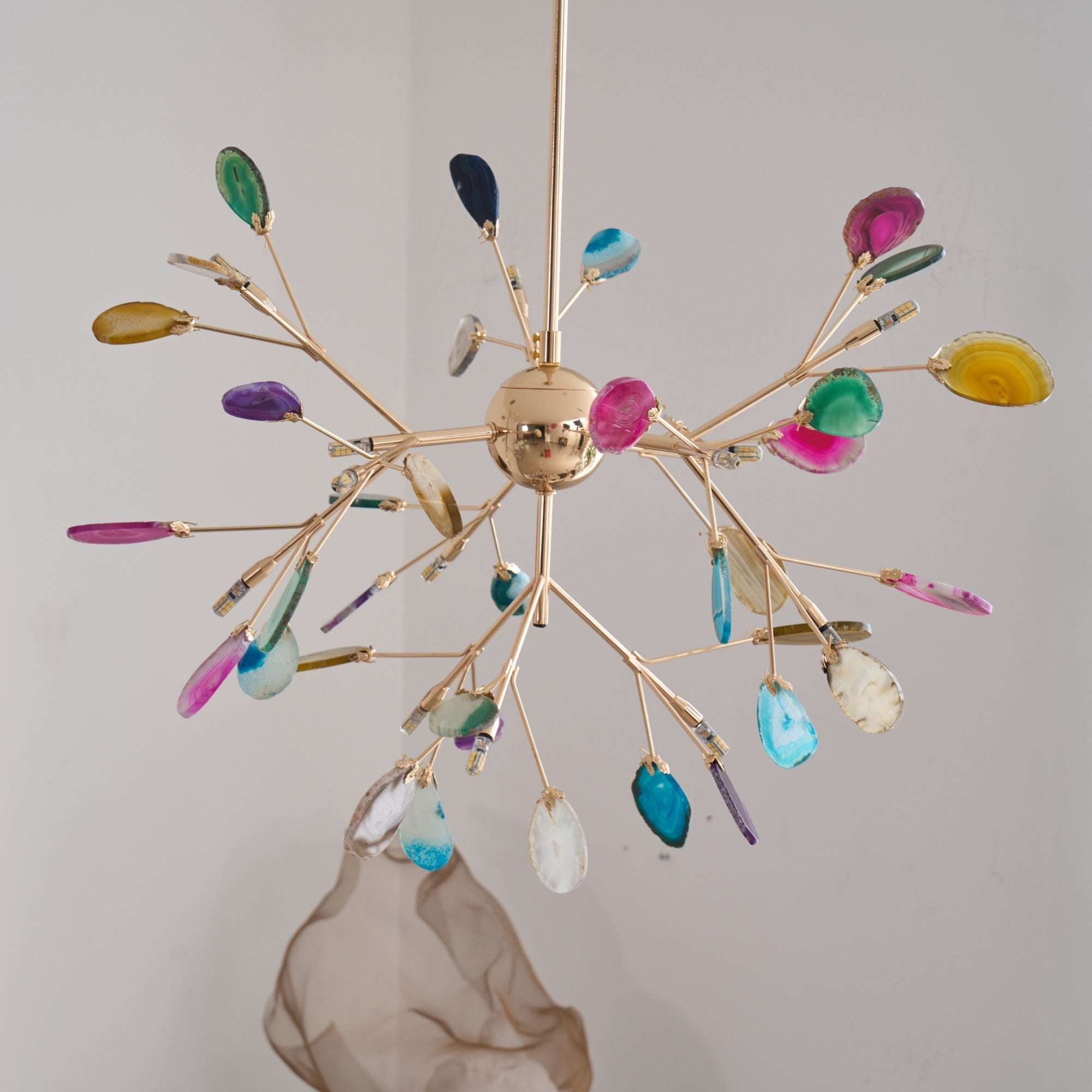 WOW Agate Flake Chandelier
