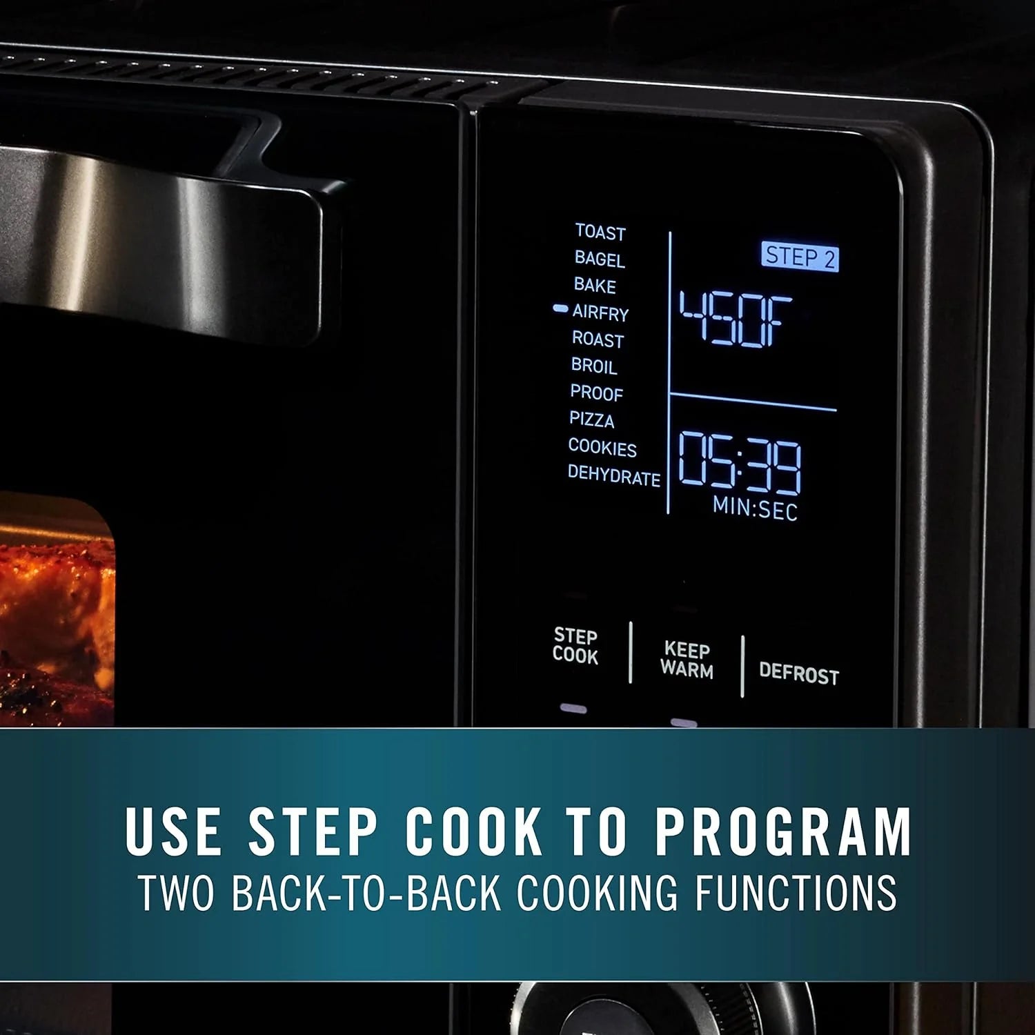 Air Fryer, 11-in-1 Toaster Air Fryer Combo