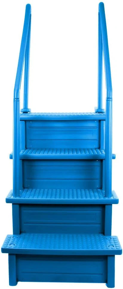 Select Anti-Slip in-Pool Steps | Gray | for Above Ground Swimming Pools | Can Mount to Decks 48