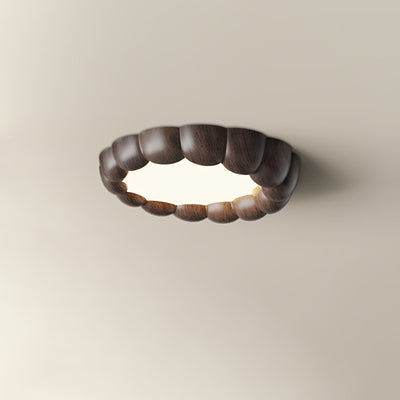 WOW Faux Wood Ripple Ceiling Lamp