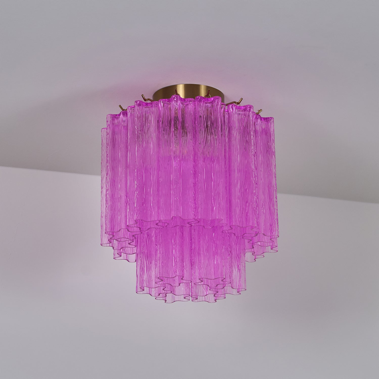 WOW Fiora Rose Red Glass Ceiling Lamp