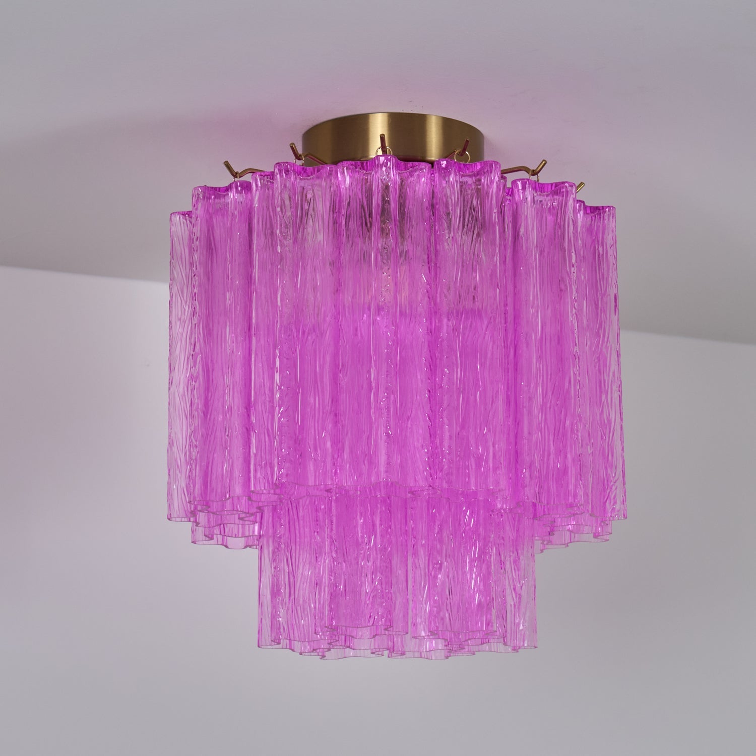WOW Fiora Rose Red Glass Ceiling Lamp
