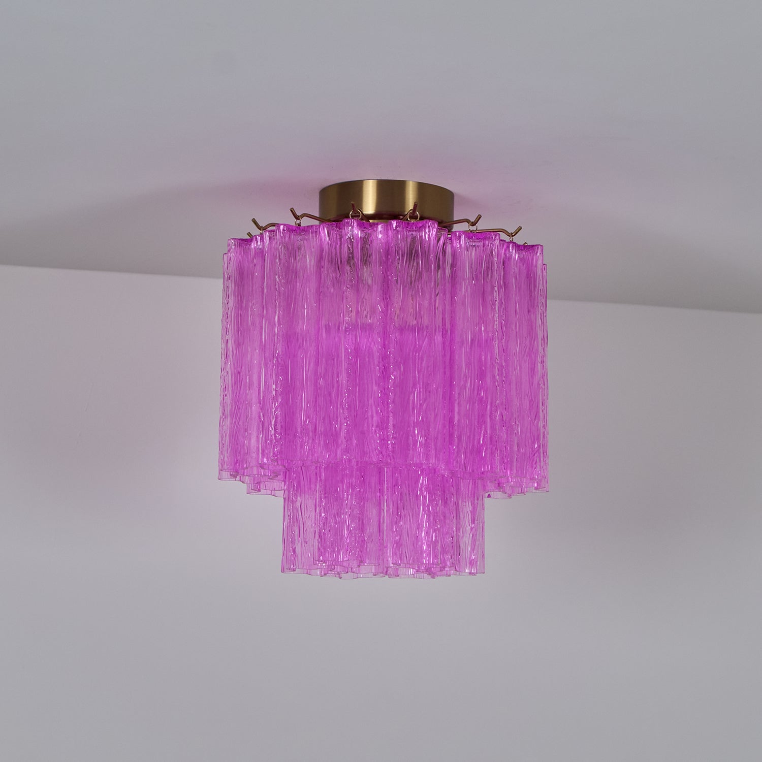 WOW Fiora Rose Red Glass Ceiling Lamp